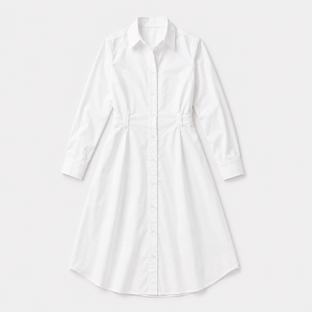 Cotton Shirt Dress