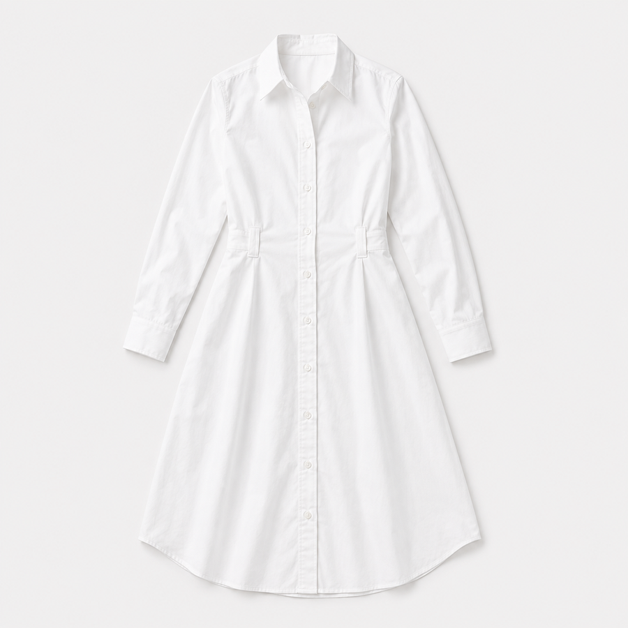 Cotton Shirt Dress