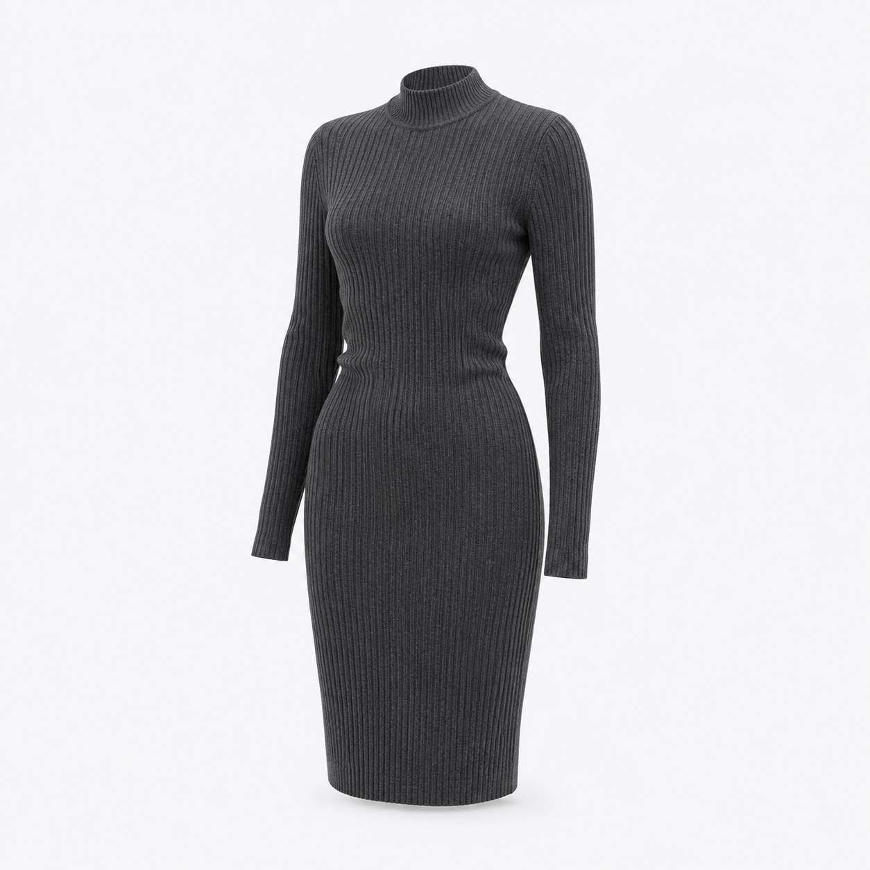 Ribbed Knit Dress